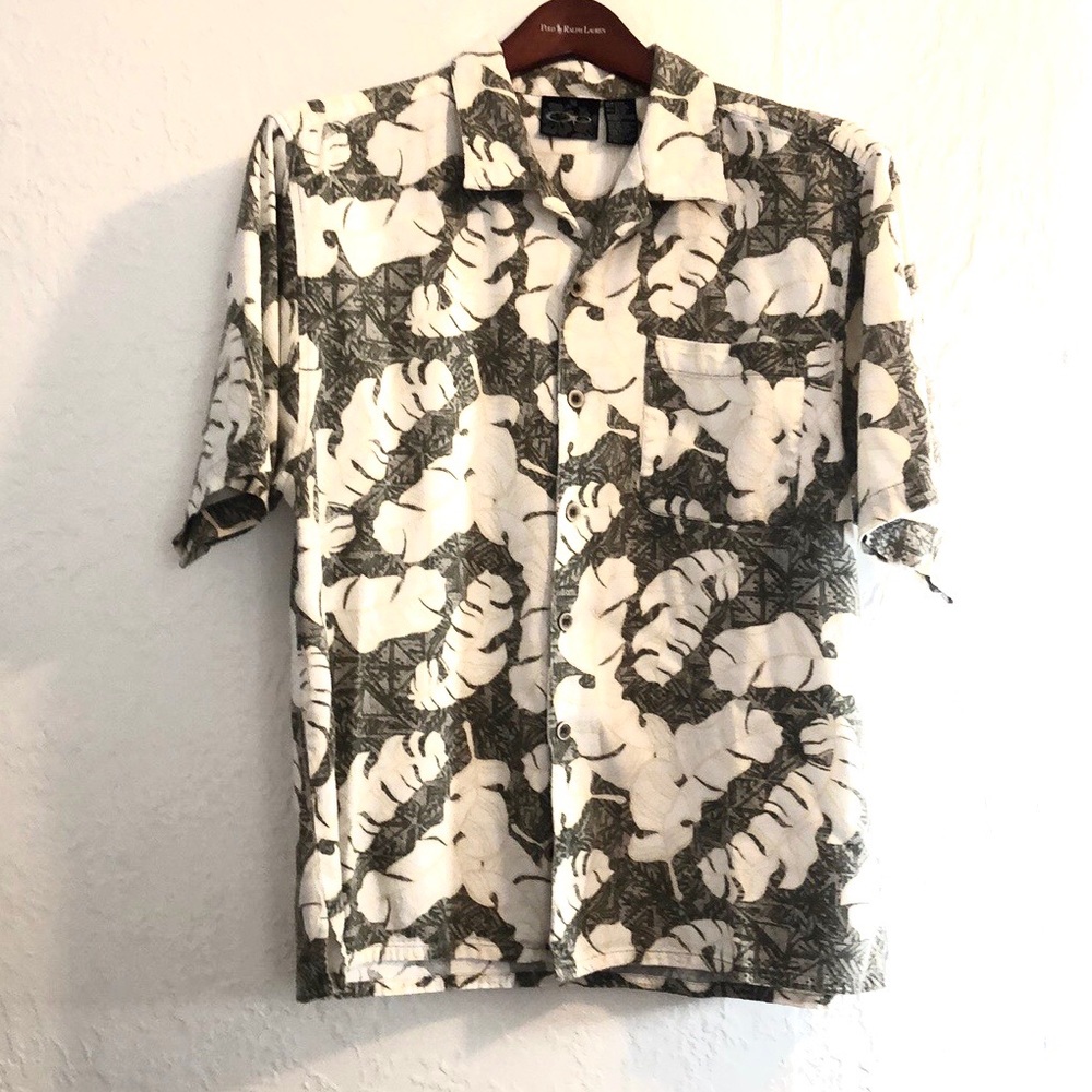 OP Ocean Pacific Sport Vintage Hawaiian Shirt M